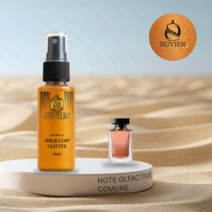 Spray de corp cu sclipici, Nuvien, 50ml – 127, inspirat din The Only One - Dolce&Gabbana
