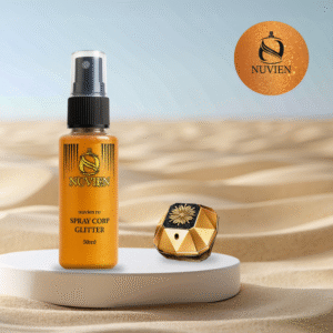 Spray de corp cu sclipici, Nuvien, 50ml – 148, inspirat din Lady Million Fabulous - Paco Rabanne