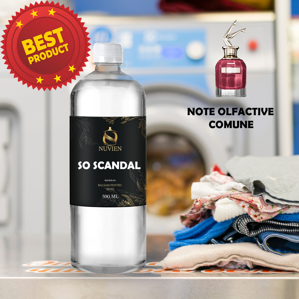 Balsam concentrat pentru Rufe, 500ml, aroma inspirata din So Scandal