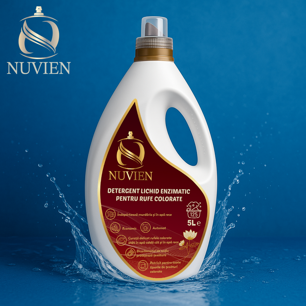 Detergent lichid enzimatic pentru rufe colorate, 125 spalari, miros inspirat din so scandal, 5l