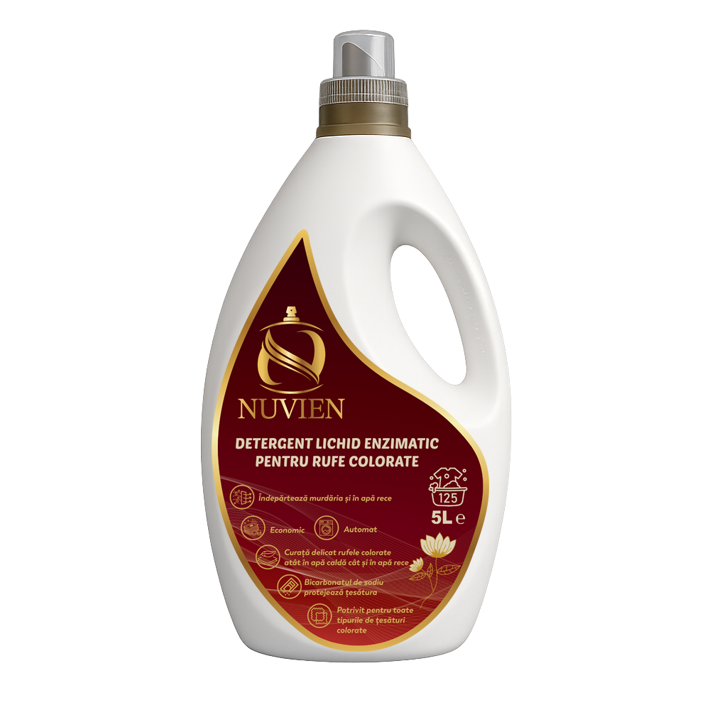 Detergent lichid enzimatic pentru rufe colorate, 125 spalari, miros inspirat din so scandal, 5l