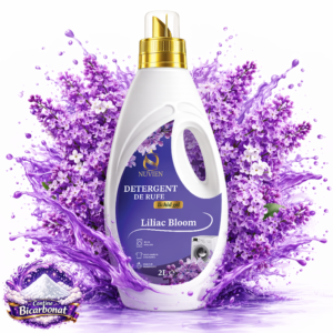 Detergent lichid Nuvien Liliac Bloom 2L cu bicarbonat