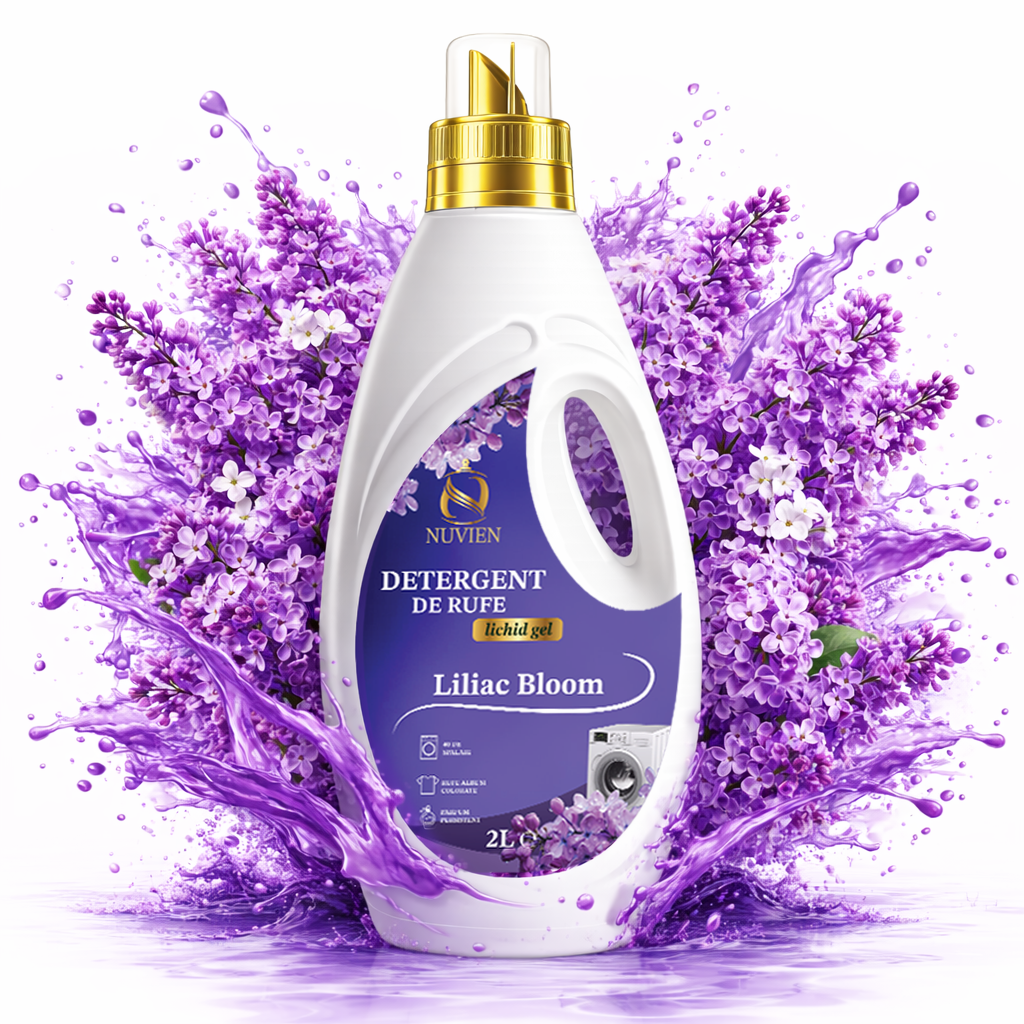 Detergent lichid Nuvien Liliac Bloom 2L cu bicarbonat